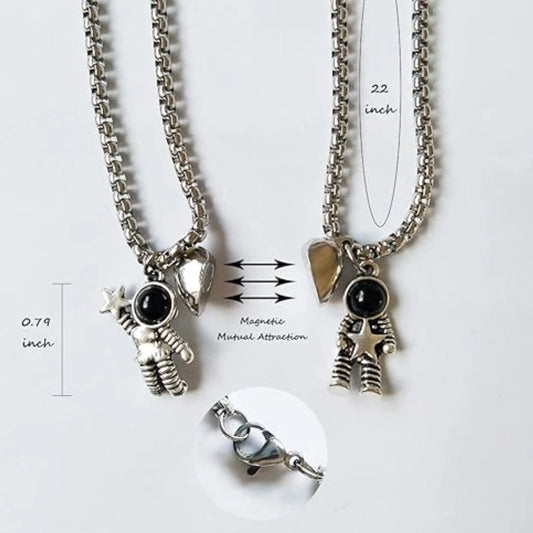 Collar Duo de Astronauta para parejas