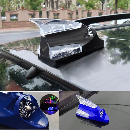 Aleta de Tiburón con Luz LED. 100% Eólica