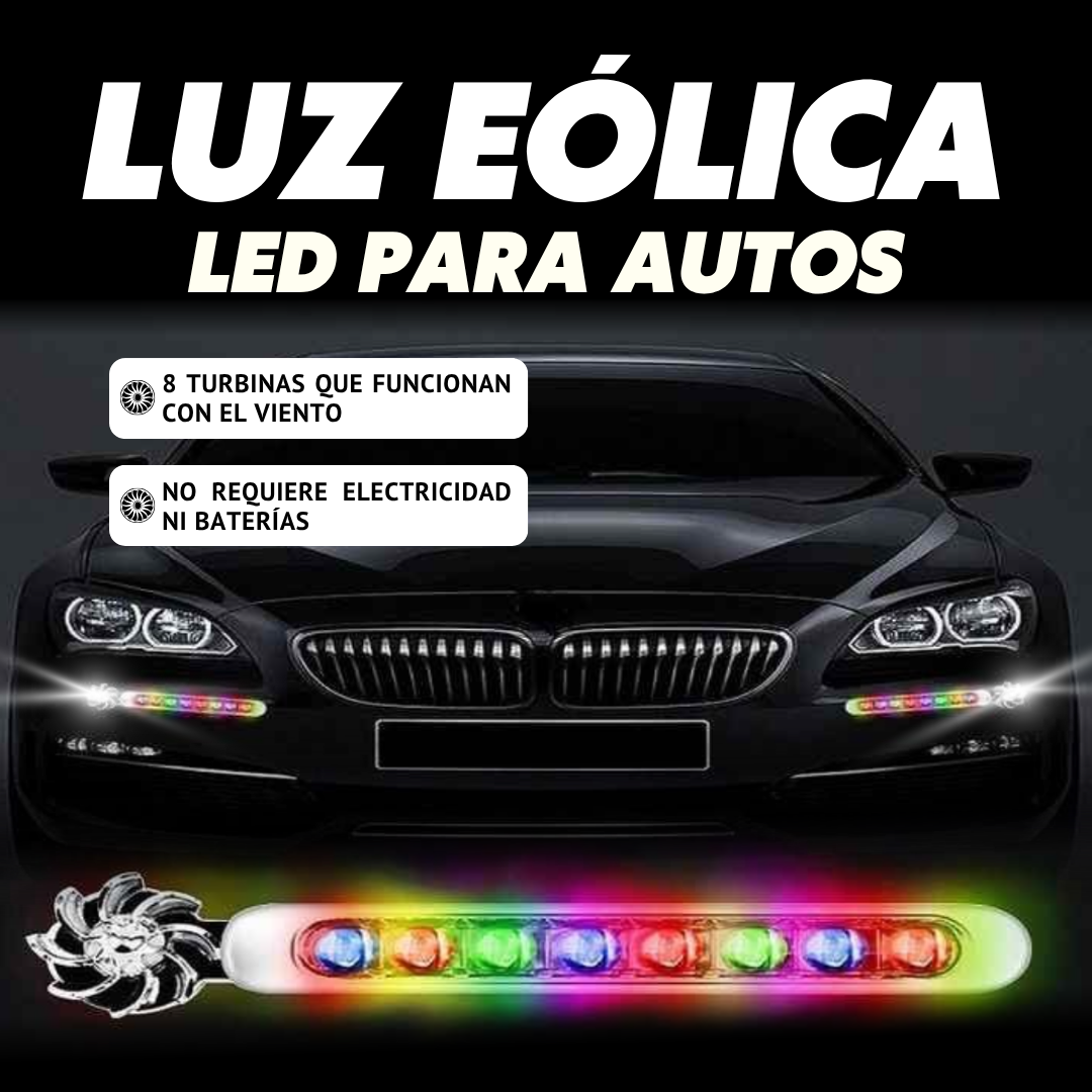 Barra LED eólica para auto