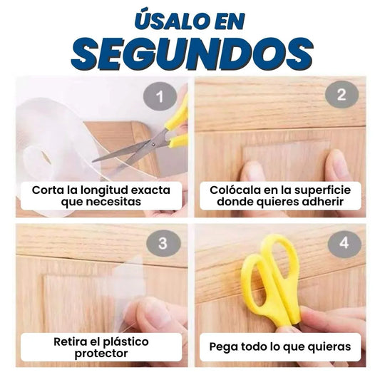 Set x3 Cintas Doble Contacto Nano