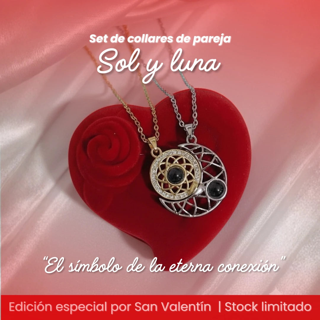 Collar Sol y Luna para parejas