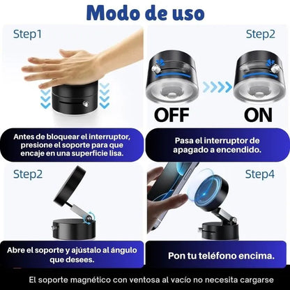 Soporte Magnético- al vacío