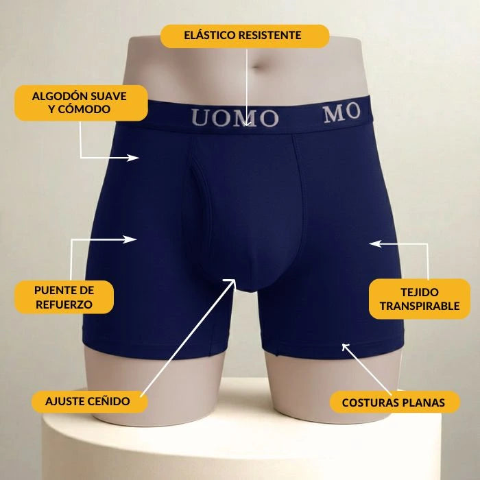 Pack Exclusivo: 6 BOXERS + 3 Pares de Medias de REGALO