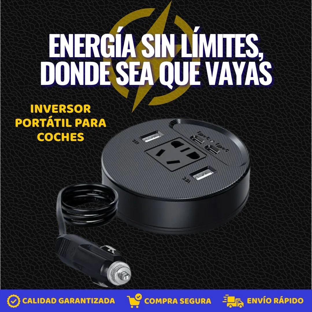 Inversor Portátil para coches
