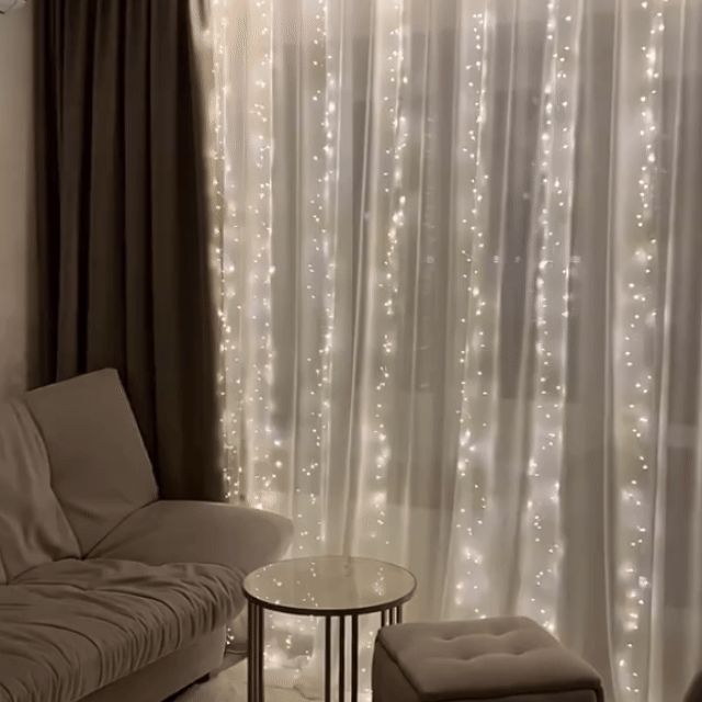 CASCADA DORADA DE NAVIDAD