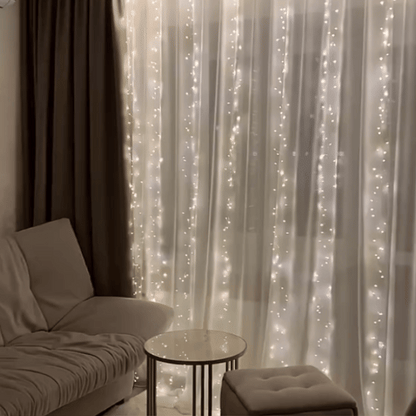 CASCADA DORADA DE NAVIDAD