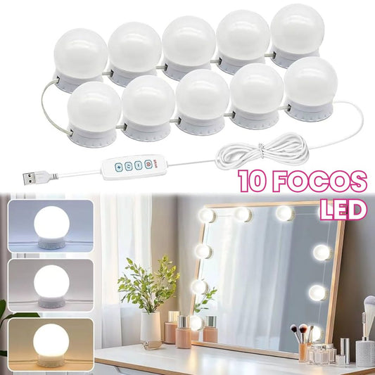 Luz led para tocador