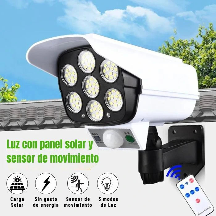 **** KIT PROTECCIÓN 360 **** 2 FOCOS SOLARES + 1 LINTERNA APRUEBA DE TODO