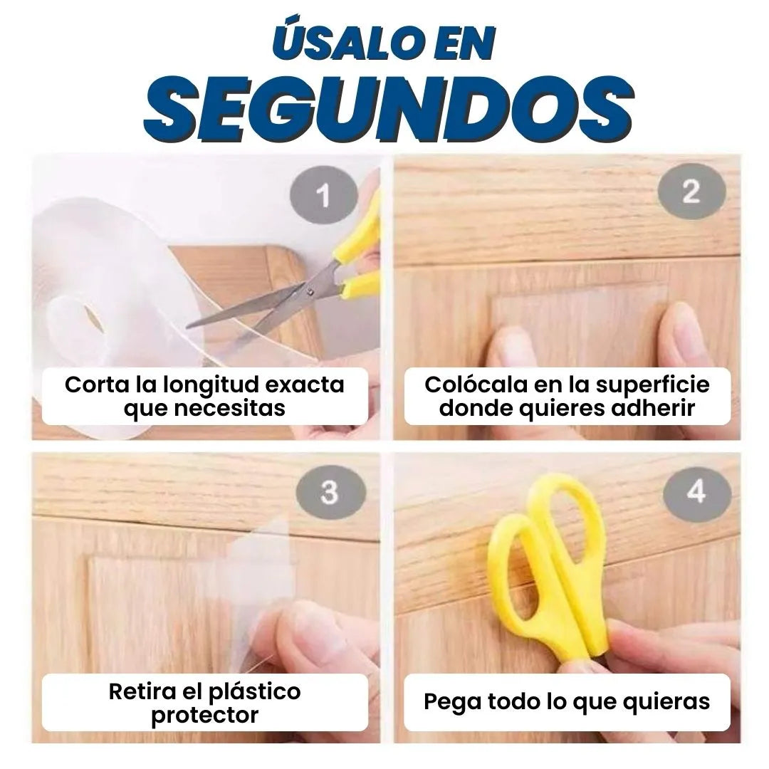 Set x3 Cintas Doble Contacto Nano